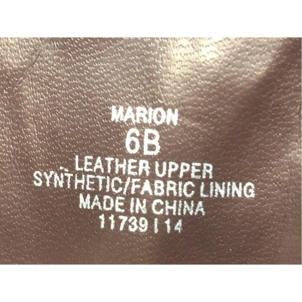 Ralph Lauren Marion Women's Brown Leather Knee-High Riding Boots Size 6B